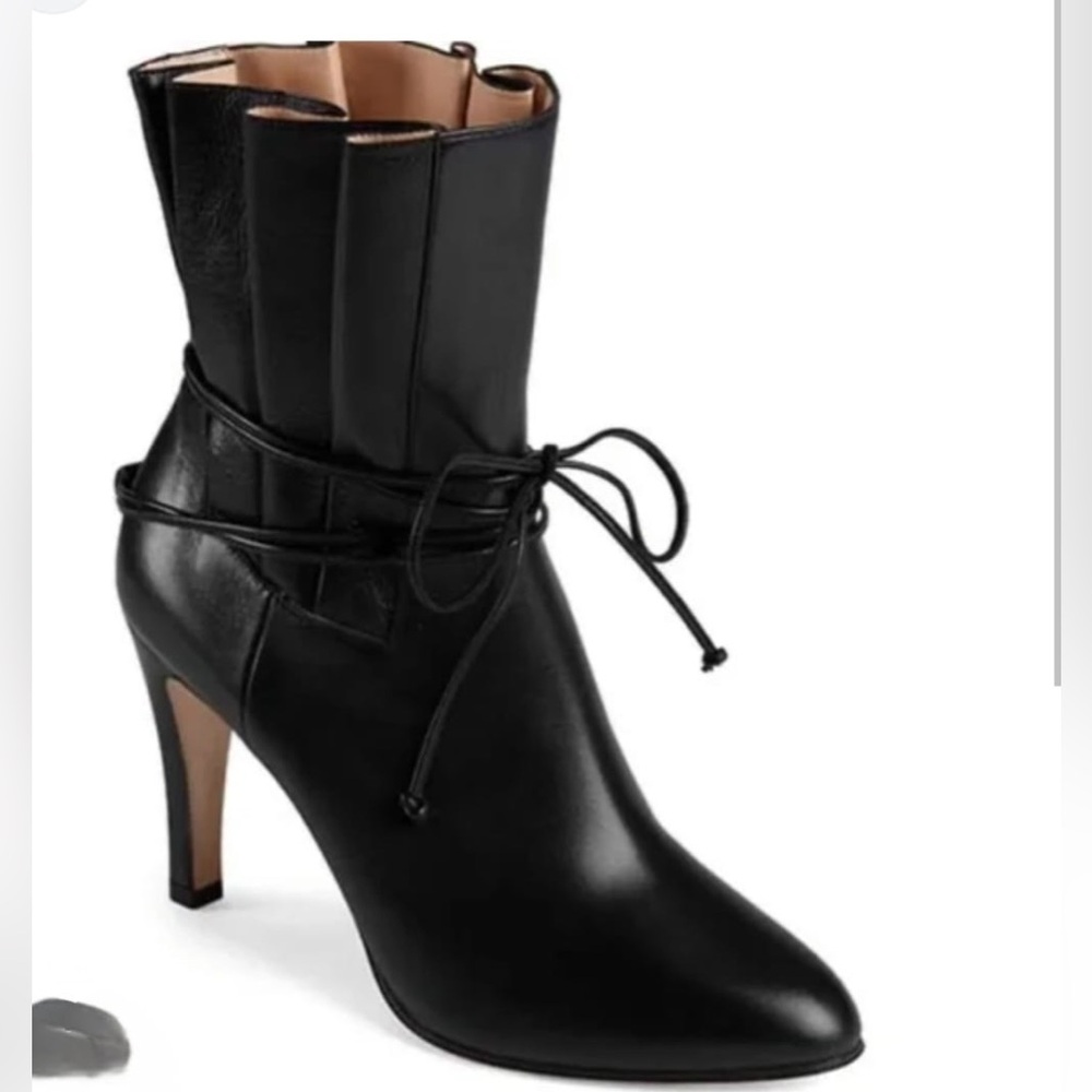 Gucci | Shoes | Gucci Indya Bow Tie Ankle Boot Black